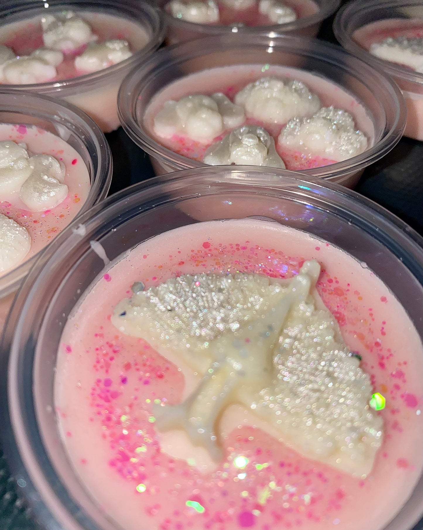 Animal Wax Melt Pots (glitter topped)