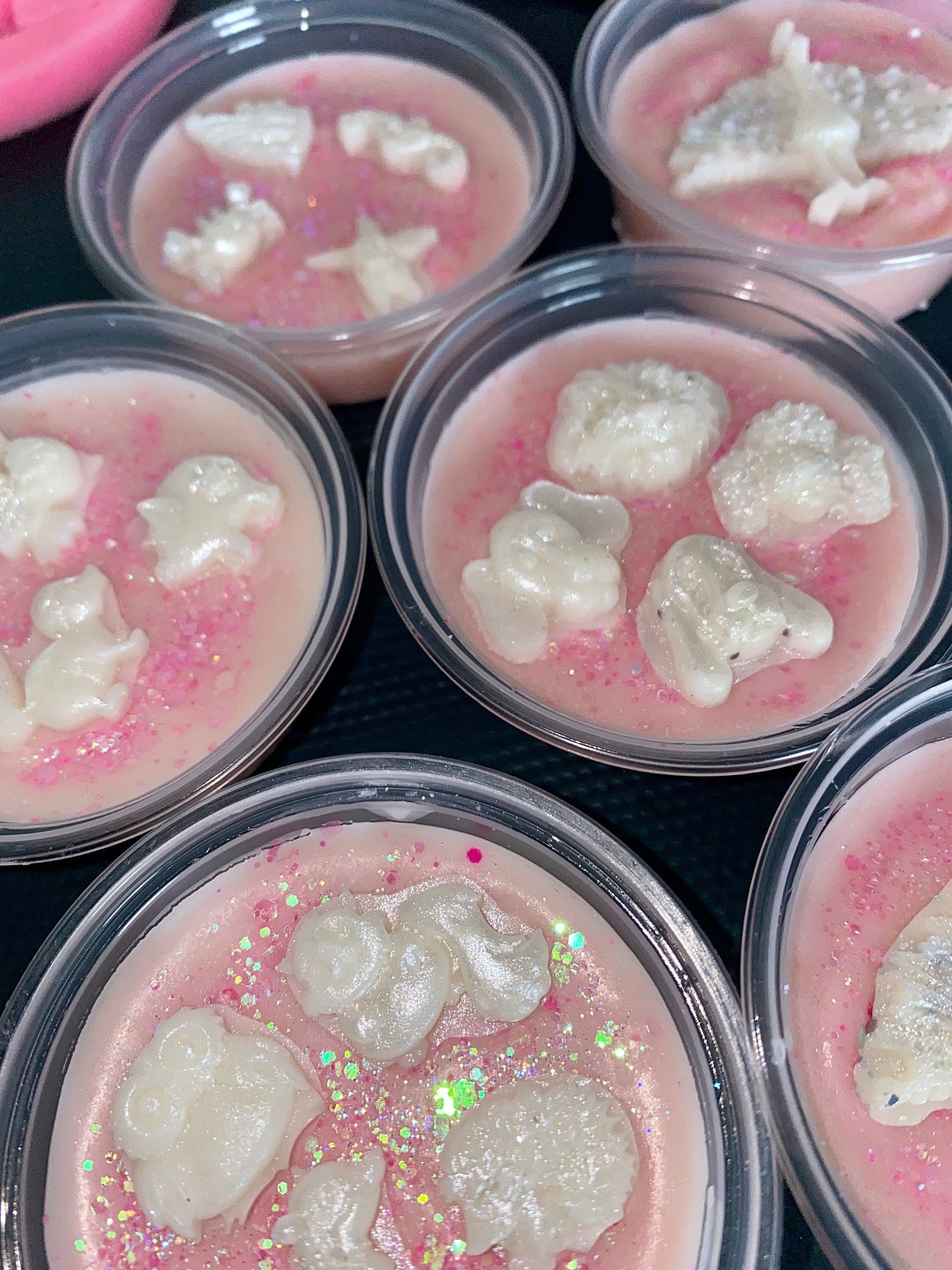 Animal Wax Melt Pots (glitter topped)