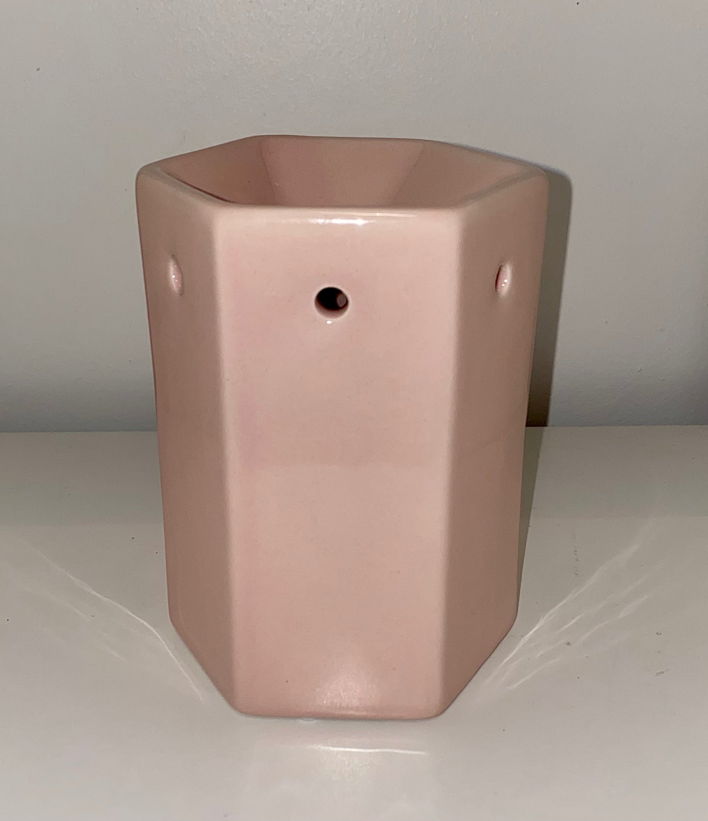 Pink Hexagonal Wax Burner