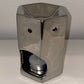 Silver Chrome Hexagonal Wax Burner
